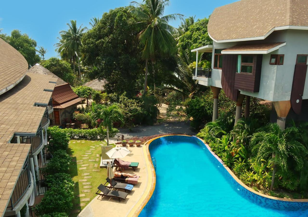 Seaflower Bungalows Srithanu Bagian luar foto