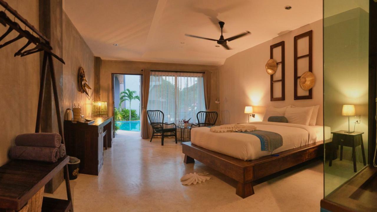 Seaflower Bungalows Srithanu Bagian luar foto