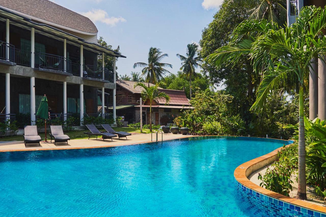 Seaflower Bungalows Srithanu Bagian luar foto