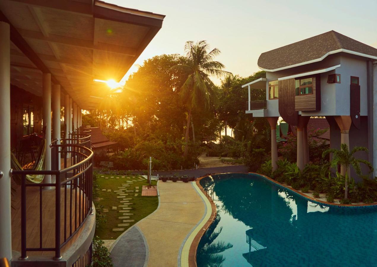 Seaflower Bungalows Srithanu Bagian luar foto